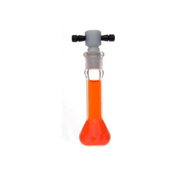 Cp Lab Safety. Kimble Kimax Class A Volumetric Flasks W/ Color-Coded PTFE Stopper, 5ML, Case of 12 28014F-5 - main